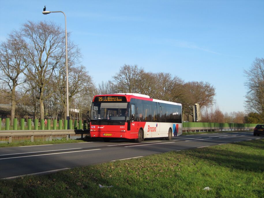 Lijn 25; bus 3351; Kanaaldijk, Aarle-Rixtel